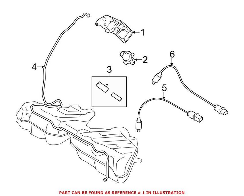 BMW Vapor Canister 16137347621